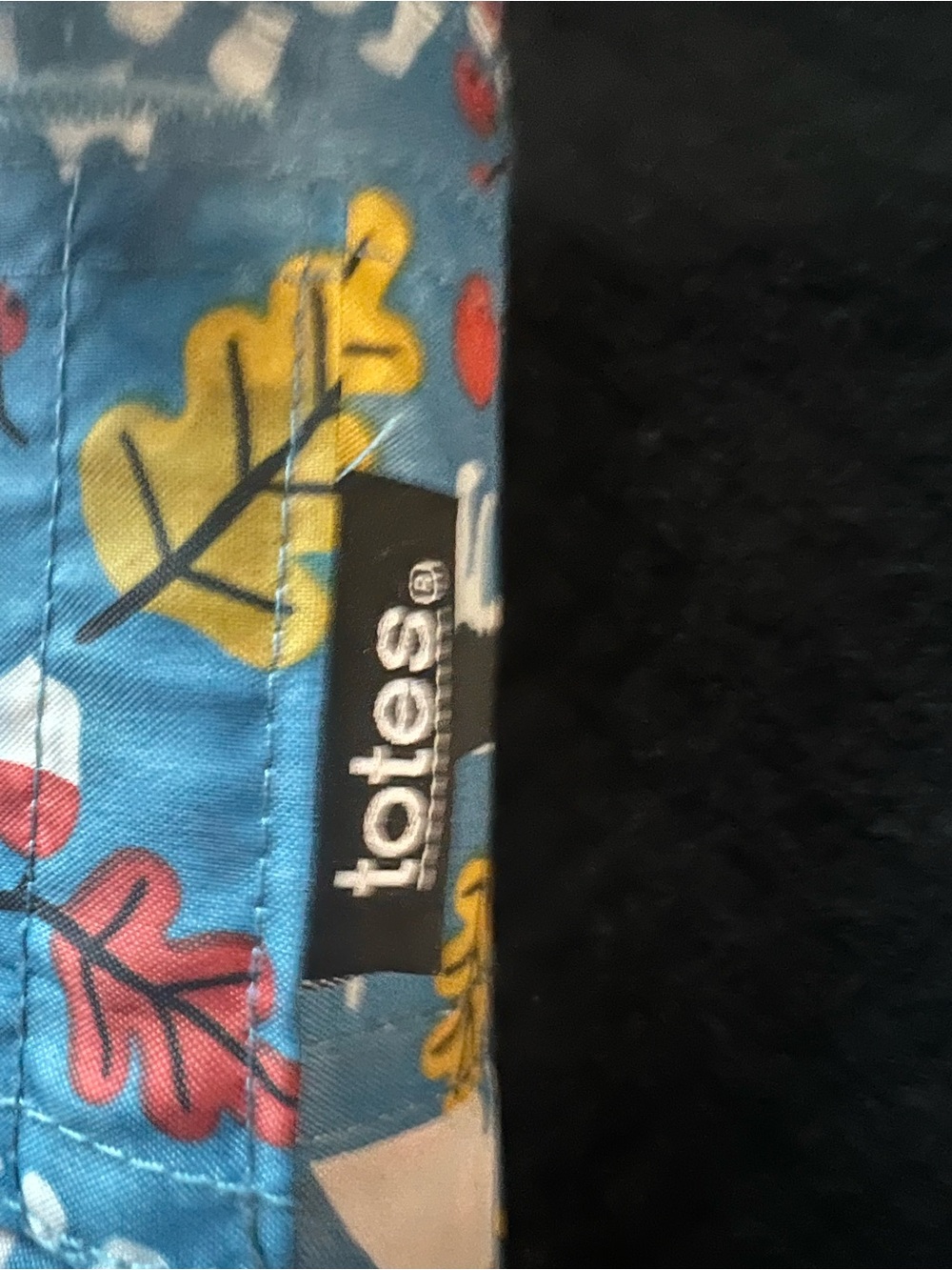 Totes Doggie Print Umbrella in Teal Blue with Animal Print - Picture 3 of 6